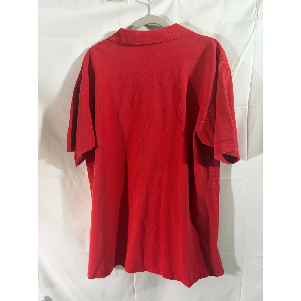 Dynasty Kansas City Chiefs Polo Mens XL Red Embroidered Logo Cotton - Picture 7 of 8